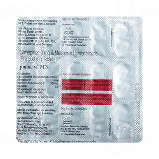 Jubiglim M 3 Tablet 15