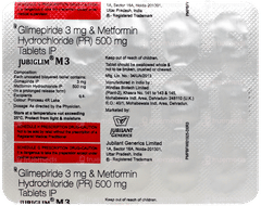 Jubiglim M 3 Tablet 15