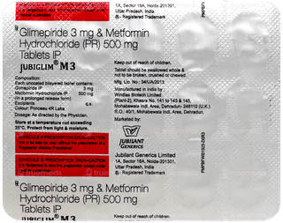 Jubiglim M 3 Tablet 15