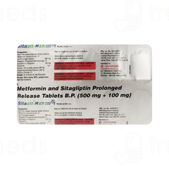 Sitazit M Er 500 Tablet 10
