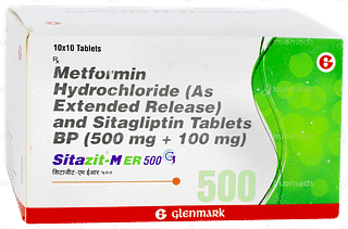 Sitazit M Er 500 Tablet 10