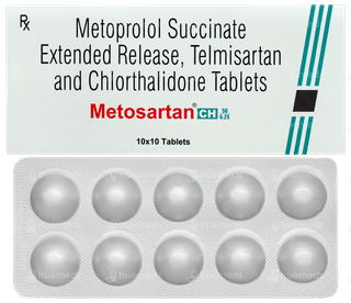 Metosartan Ch 50/6.25 Tablet 10
