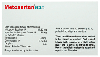 Metosartan Ch 50/6.25 Tablet 10