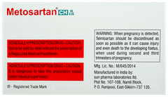 Metosartan Ch 50/6.25 Tablet 10 Metosartan Ch 50/6.25 Tablet 10
