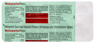 Metosartan Ch 50/6.25 Tablet 10