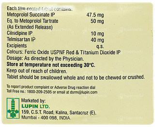 Telista Mcl 50 Tablet 10