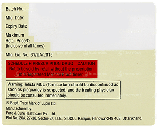 Telista Mcl 50 Tablet 10