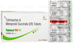 Telzox M 50 Tablet 15 Telzox M 50 Tablet 15