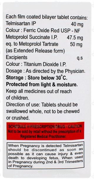Telzox M 50 Tablet 15