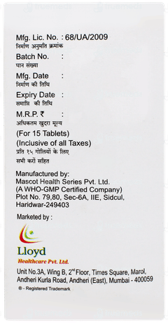 Telzox M 50 Tablet 15 Telzox M 50 Tablet 15