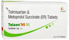 Telzox M 50 Tablet 15 Telzox M 50 Tablet 15