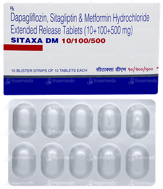 Sitaxa Dm 10/100/500 Tablet 10