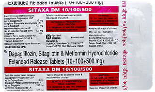 Sitaxa Dm 10/100/500 Tablet 10