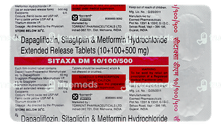 Sitaxa Dm 10/100/500 Tablet Er 10