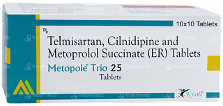 Metopole Trio 25 Tablet 10