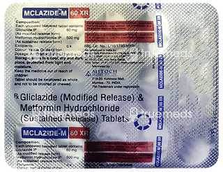 Mclazide M 60/500 MG Tablet Xr 15