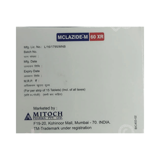 Mclazide M 60 Xr Tablet 15