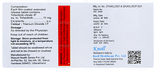 Tofanol 11 Tablet 10