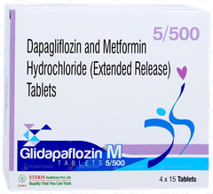 Glidapaflozin M 5/500 Tablet 15 Glidapaflozin M 5/500 Tablet 15