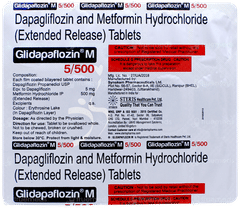 Glidapaflozin M 5/500 Tablet 15 Glidapaflozin M 5/500 Tablet 15