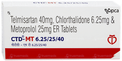 Ctd Mt 6.25/25/40 Tablet 10
