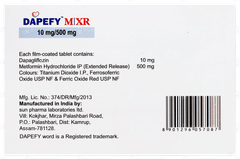 Dapefy M Xr 10mg/500mg Tablet 7 Dapefy M Xr 10mg/500mg Tablet 7