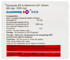 Gluconorm Z Xr Forte 60 Tablet 10 Gluconorm Z Xr Forte 60 Tablet 10