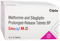 Sitacip M 100/500 Tablet 10