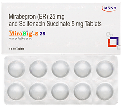 Mirabig S 25 Tablet 10