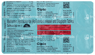 Sitacip M 50/1000 MG Tablet 10