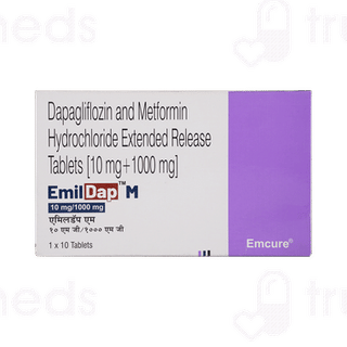 Emildap M 10/1000 MG Tablet Er 10
