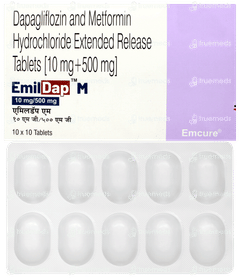 Emildap M 10mg/500mg Tablet 10