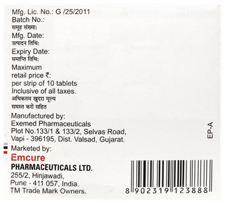 Emildap M 10mg/500mg Tablet 10
