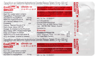 Emildap M 10mg/500mg Tablet 10