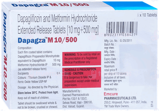 Dapagza M 10/500 Tablet 10