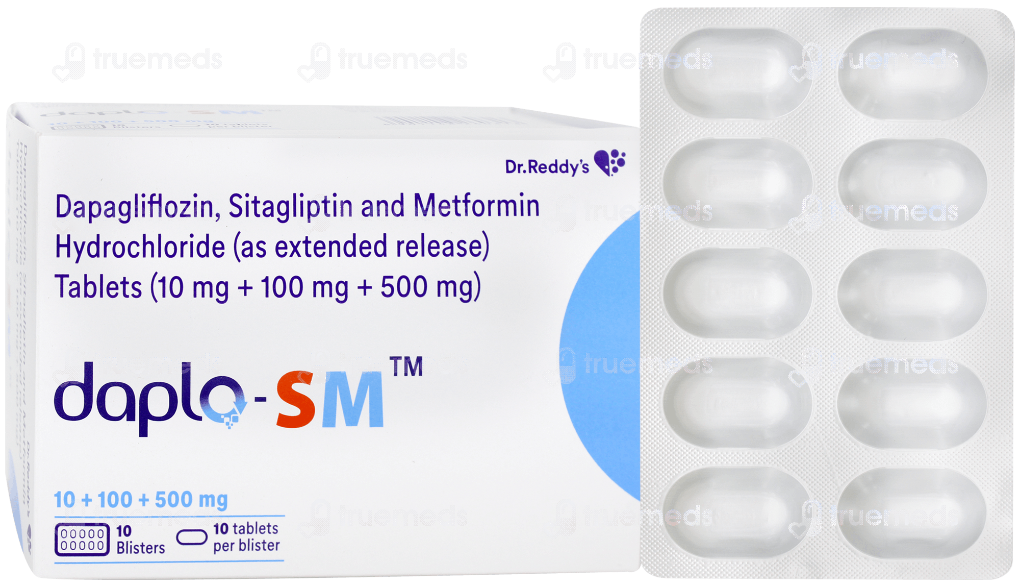 Daplo Sm 10/500/100 Mg Tablet Er: Uses, Side Effects, Price & Substitutes