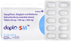 Daplo Sm 10+100+500mg Tablet 10