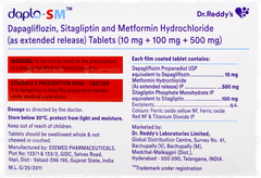 Daplo Sm 10+100+500mg Tablet 10 Daplo Sm 10+100+500mg Tablet 10
