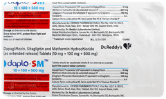 Daplo Sm 10+100+500mg Tablet 10 Daplo Sm 10+100+500mg Tablet 10