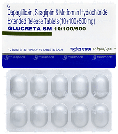 Glucreta Sm 10/100/500 Tablet 10