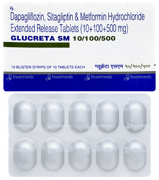 Glucreta Sm 10/100/500 Tablet 10