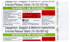 Glucreta Sm 10/100/500 Tablet 10 Glucreta Sm 10/100/500 Tablet 10