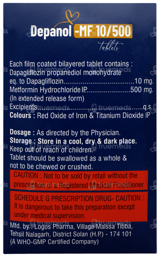 Depanol Mf 10/500 Tablet 10