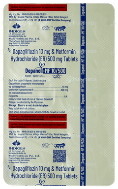 Depanol Mf 10/500 Tablet 10 Depanol Mf 10/500 Tablet 10