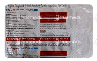 Sitadapa M 100/10/1000 MG Er Tablet 10