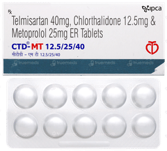Ctd Mt 12.5/25/40 Tablet 10