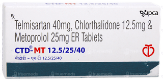 Ctd Mt 12.5/25/40 Tablet 10