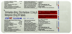 Ctd Mt 12.5/25/40 Tablet 10