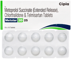 Metolar 3d 25 Tablet 10