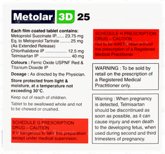 Metolar 3d 25 Tablet 10